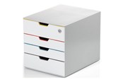 Arkivering & Opbevaring - DURABLE Skuffekabinet VARICOLOR® MIX 4 SAFE - 762627
