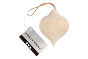 Kreativitet & Hobbyartikler - Creativ Company - Pendant Pointed Wooden Christmas Ball - 565119