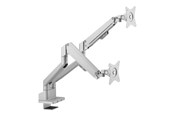 Vægbeslag, AV-Beslag & AV-Møbler - Roline mounting kit - streamlined - for 2 LCD displays - pneumatic - silver - Max 18 kg - recommended for - 17.03.1158