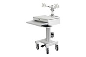 Vægbeslag, AV-Beslag & AV-Møbler - Roline cart - for 2 LCD displays / keyboard / mouse / PC / notebook - Max - recommended for - 17.03.1175