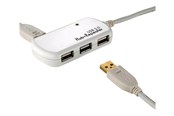 USB hub - Roline USB 2.0 Hub with Repeater USB hub - 4 ports - 12.04.1085