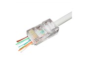 Netværkskabel - Gembird Modular Plug - network connector - Transparent - LC-PTU-01/10