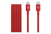 USB kabel - Apple Beats USB-C to USB-C Woven Cable (1.5 m / 5 ft) – Rapid Red - MDGF4ZM/A