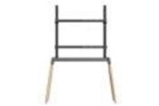 Vægbeslag, AV-Beslag & AV-Møbler - Gembird TV floor stand 55" - 86"" black/wood - Max 40 kg - recommended for 86" - TVS-86F-01-BK