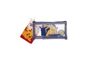Skoletilbehør - Euromic POKÉMON Filled MESH pencil pouch w/stationery articles:  2 triangular pencils 1 round sharpener 1 shaped eraser 1 shaped memo pad. Size of pencil pouch L 20 cm H 9.5 cm - 161708156