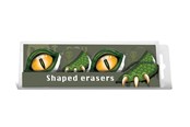 Skoletilbehør - Euromic DINO T-REX 4 shaped erasers in acetate box - 092407106