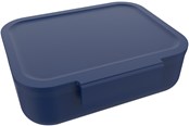 Skoletilbehør - Euromic LUNCH BUDDIES Navy Blue lunch box w/clip÷r - 088908724-21455826