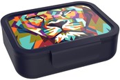 Skoletilbehør - Euromic LUNCH BUDDIES Lion lunch box w/clip & divider - 088908724-21000241