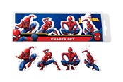 Skoletilbehør - Euromic SPIDERMAN 4-pack erasers in box - 017807106