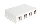 Netværkstilbehør - DeLOCK Keystone Surface Mounted Box - 4 Port - 86208