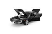 Fjernstyret - RASTAR Die cast 1:36 1970 Dodge Charger R/T with Engine Version Black - 64430