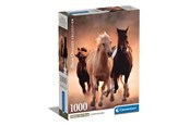 Puslespil - Clementoni Running Horses (1000) - 39771