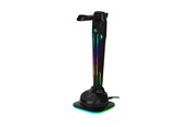 Spil tilbehør - EgoGear Headset Stand SAC1 RGB With 4xUSB ports and Type-C 1m - 134755