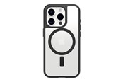 Mobil - Covers & Cases - OtterBox React MagSafe Apple iPhone 16 Pro Black Crystal - clear/black - 77-96251