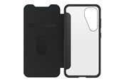 Mobil - Covers & Cases - OtterBox React Folio Samsung Galaxy S25 Black Crystal - clear/black - 77-97829