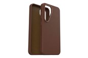 Mobil - Covers & Cases - OtterBox Symmetry Cactus Leather Samsung Galaxy S25 Rich Adove - brown - 77-97387