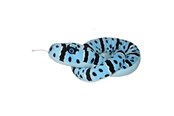 Plys - Wild Republic Colourful Plush Snake Blue Rock Rattlesnake 137 cm - 89091