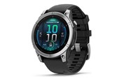 Smartwatch & Sportsur - Garmin fēnix E - stainless steel - sport watch with band - black - 16 GB - 010-03025-00
