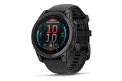 Smartwatch & Sportsur - Garmin fēnix E - slate grey steel - sport watch with band - black - 16 GB - 010-03025-01