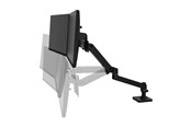 Skærmholder - Ergotron LX Pro mounting kit - for 2 flat panels - black - 45-684-292