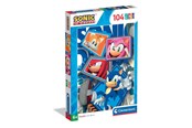 Puslespil - Clementoni Sonic Super Colour Puzzle (104) - 25038