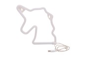 Børneværelse - Johntoy Unicorn Rainbow Lamp with USB - 27720