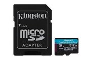 Hukommelseskort - Kingston Canvas Go! Plus microSD/SD - 200MB/s - 512GB - SDCG4/512GB