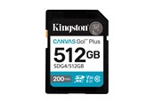 Hukommelseskort - Kingston Canvas Go! Plus SD - 200MB/s - 512GB - SDG4/512GB