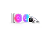 CPU Køler - NZXT Kraken Plus 240 RGB (White) - CPU Vandkøling - RL-KR240-W2