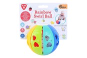 Babylegetøj - PLAY Rainbow Whirl Ball with Rattle Sound - 1683