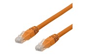 Netværkskabel - Deltaco TP-61ORAU - patch cable - 1 m - orange - Orange - 1m - TP-61ORAU