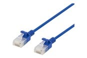 Netværkskabel - Deltaco patch cable - 50 cm - blue - Blå - 0.5m - UUTP-1011