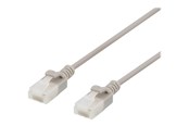 Netværkskabel - Deltaco patch cable - 1 m - grey - Grå - 1meter - UUTP-1020