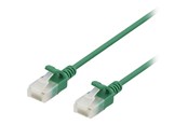 Netværkskabel - Deltaco patch cable - 3 m - green - Grøn - 3m - UUTP-1052