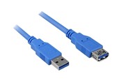 USB kabel - Sharkoon - USB extension cable - USB Type A to USB Type A - 2 m - 4044951015689