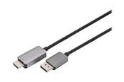 Skærmkabel - DIGITUS adapter - DisplayPort / HDMI - 1.8 m - DB-340305-018-S