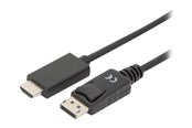 Skærmkabel - DIGITUS ASSMANN adapter cable - DisplayPort / HDMI - 1 m - AK-340303-010-S
