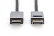 Skærmkabel - DIGITUS 4K DisplayPort to HDMI Adapter Cable - DB-340202-030-S