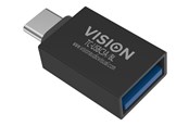 USB kabel - Vision Professional - USB-C adapter - 24 pin USB-C to USB Type A - TC-USBC3A/BL