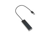USB hub - Insmat - hub - 4 ports USB hub - USB 3.2 - 4 ports - Sort - 133-1040