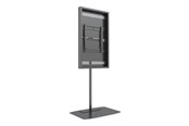 Vægbeslag, AV-Beslag & AV-Møbler - Multibrackets M Pro Series stand - for flat panel - single pole - black - Max 50 kg - recommended for 49" - 7350105219788