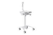 Vægbeslag, AV-Beslag & AV-Møbler - Multibrackets M Basic cart - for LCD display / keyboard / mouse / notebook - white silver - Max 7.5 kg - recommended for - 7350105219597
