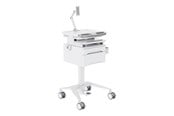 Vægbeslag, AV-Beslag & AV-Møbler - Multibrackets M Basic cart - for tablet / keyboard / mouse / notebook - with drawer - white silver - Max 7.5 kg - recommended for - 7350105219634
