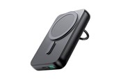 Powerbank - Joyroom Wireless powerbank 10000mAh JR-W050 20W MagSafe with ring and stand - black - 10000 mAh - JR-W050 Black