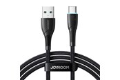 USB kabel - Joyroom Starry series SA32-AC6 100W USB-A / USB-C cable 1m - black - 6956116759629