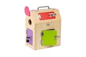 Trælegetøj - Bigjigs Wooden House with Locks and Bolts 5pcs. - 37004
