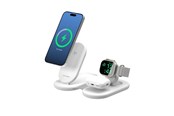 Mobil - Adaptere & Opladere - ALOGIC PackAway 3-in-1 Qi2 Fast Wireless Charger - AL31WCPA-WH