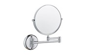 Makeupspejl - UNIQ Wall Mirror with 10x Magnification in Silver - 7023