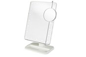 Makeupspejl - UNIQ Hollywood Makeup Mirror with light and 10x magnification White - 4458