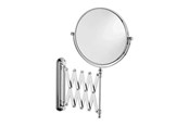 Makeupspejl - UNIQ Wall Scissor Arm Mirror with 5x Magnification Silver - 6264